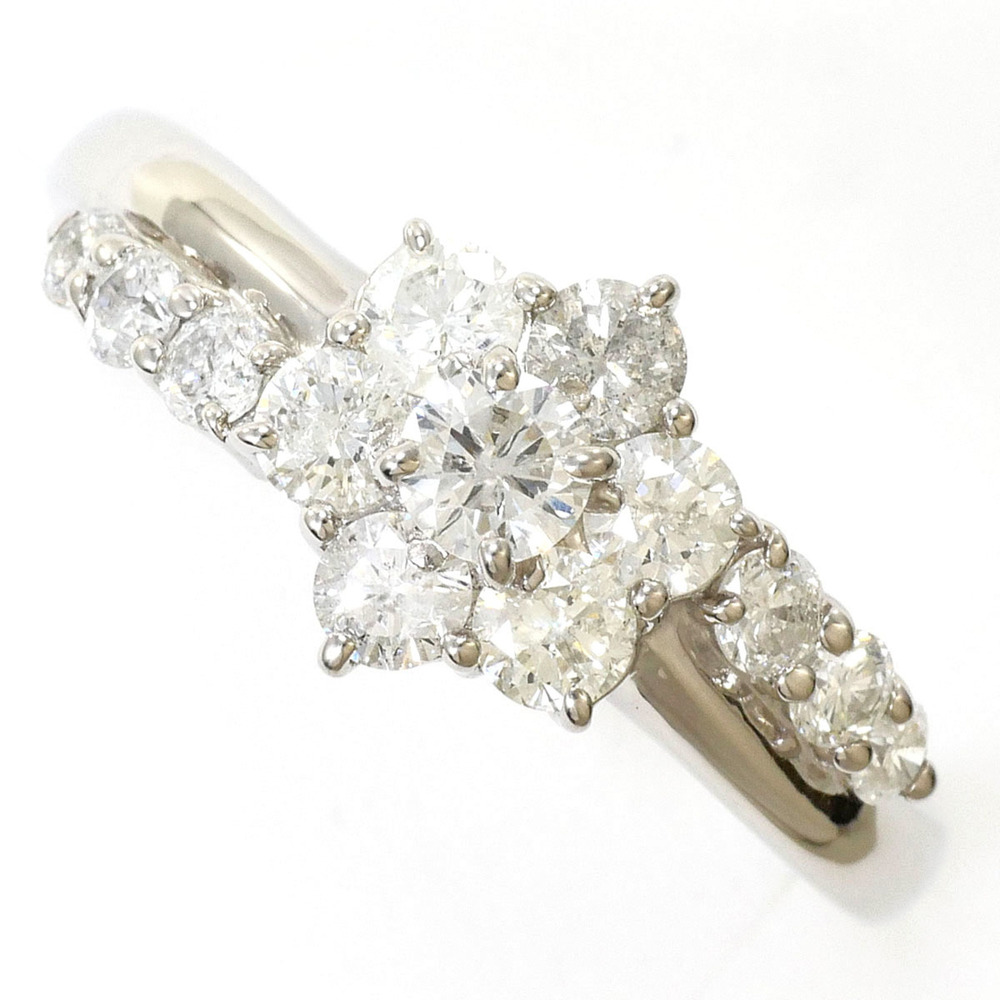 VINTAGE Silver Diamond Ring